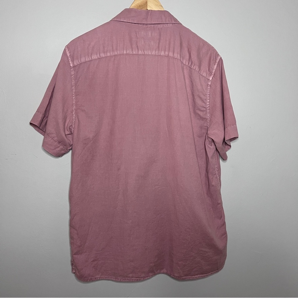 Banana Republic Mauve Men’s Casual Button Down Shirt 100% Cotton Size Medium EUC - Picture 3 of 5
